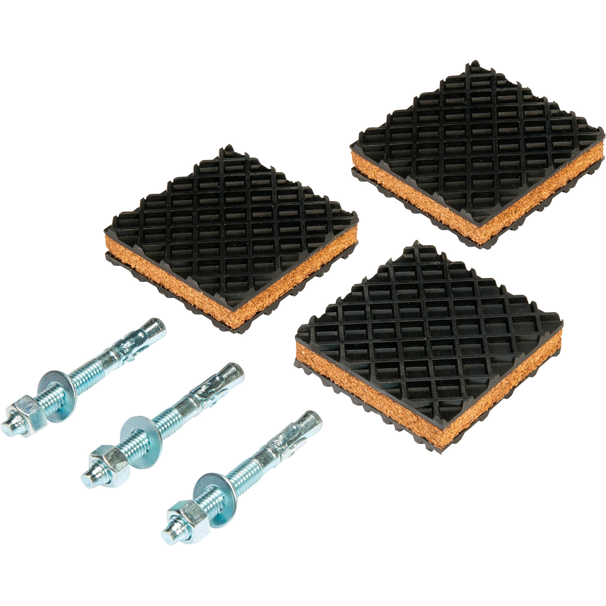 Ingersoll Rand Air Compressor Vibration Pads Installation Kit for Vertical Tanks, Model# 47693670001